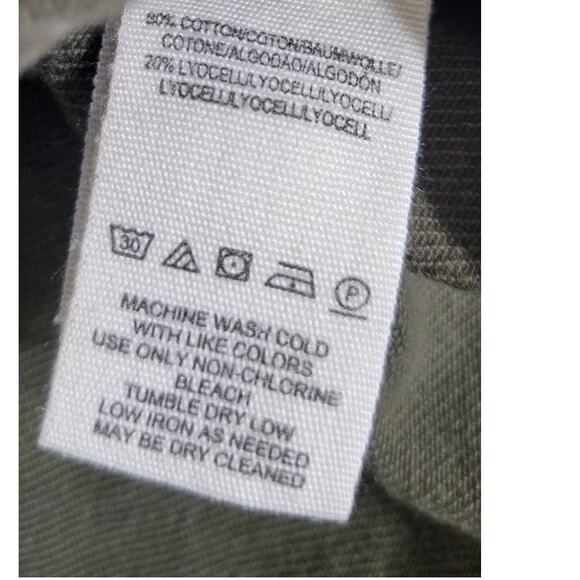 Free People Skirt Womens Size 4 Mini Army Green Splendor Boho Punk Goth Skirt - Picture 8 of 8